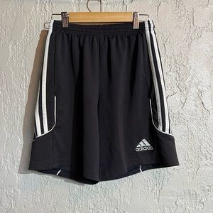 Youth Large Adidas Black Soccer Shorts - Fair Condition